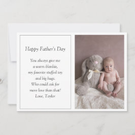 Festiva Primera tarjeta de festividad fotográfica del día 