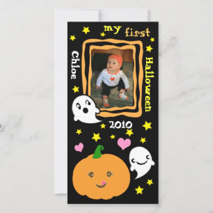 Festiva Primera tarjeta de fotos del Personalizado Kawaii 