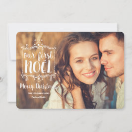 Festiva Primera tarjeta de la foto del día de fiesta de