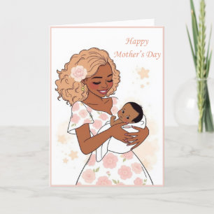 Festiva Primera Tarjeta del Día de la Madre