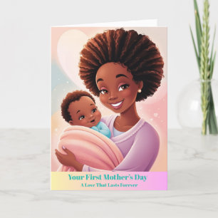 Festiva Primera Tarjeta del Día de la Madre