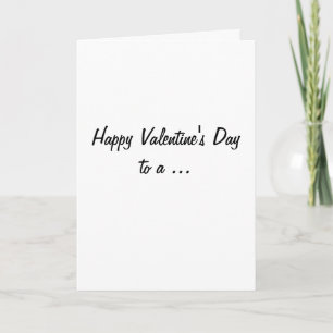 Festiva Profesor con la tarjeta del día de San Valentín