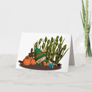 Festiva Pumpkin Patch Dreamer tarjeta de Acción de Gracias
