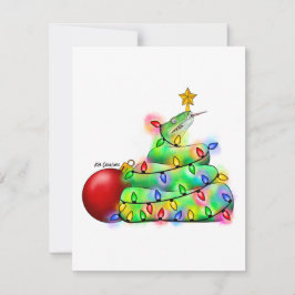 Festiva Python - tarjeta de vacaciones