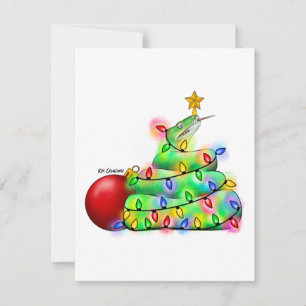 Festiva Python - tarjeta de vacaciones