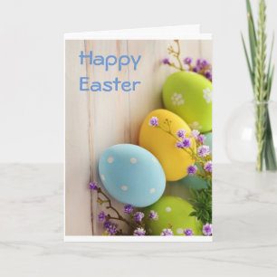 FESTIVA "QUE COMIENCE LA TEMPORADA DE PASCUA" TARJETA DE F