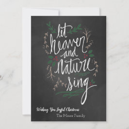 Festiva Que el cielo y la naturaleza canten la tarjeta de 