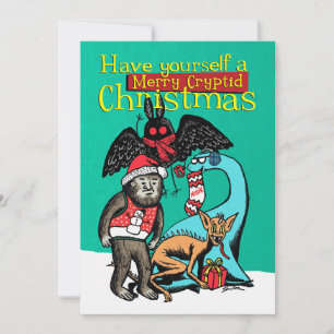 Festiva Que tengas una tarjeta de Navidades criptistas de