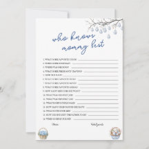 Quién conoce a mamá mejor tarjeta de juego de Baby