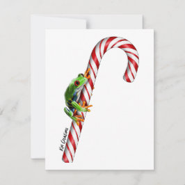 Festiva Rana arborícola - tarjeta de vacaciones