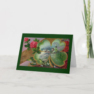 Festiva Recuerdos de la tarjeta de felicitación de Irlanda