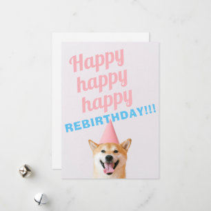 Festiva Recumpleaños Tarjeta de aniversario de sobrevivi