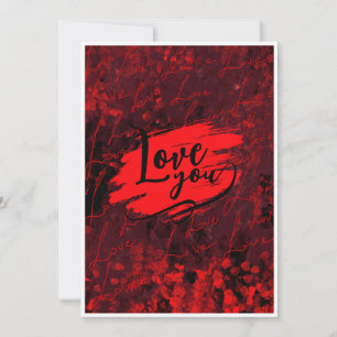 Festiva Regalo de tarjeta del día de San Valentín con dise