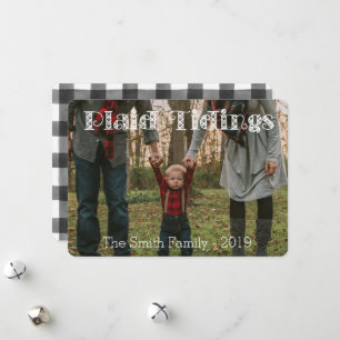 Festiva Regalos de Cuadro de Búfalo 1 o 2 Tarjeta de Fotos