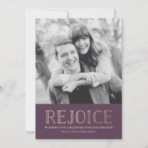 Regocija | Tarjeta de Foto de Vacaciones