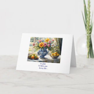 FESTIVA RELACIÓN DE LARGO TIEMPO - TARJETA DE CUMPLEAÑOS