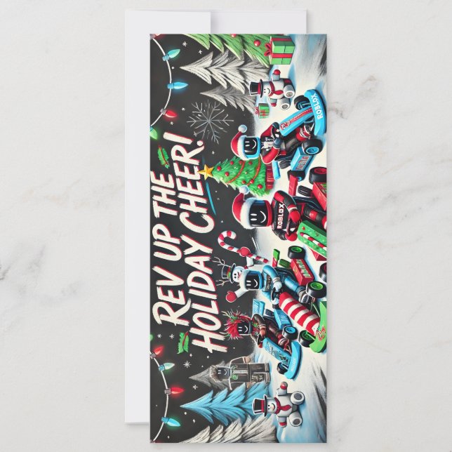 Festiva ¡Renovad El Alegre! Tarjeta de Navidades de Carrer (Anverso)