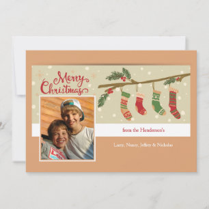 Festiva Reservas colgadas con tarjeta de vacaciones de fot