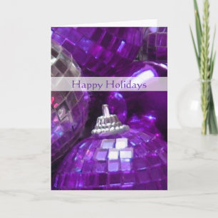 Festiva Retrato de la tarjeta "Happy Holidays"