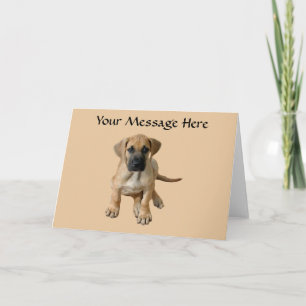 Festiva Rey de great dane de la tarjeta de felicitación de
