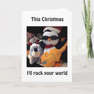 FESTIVA ROCK TU MUNDO ESTA TARJETA DE AMOR A LOS NAVIDADES