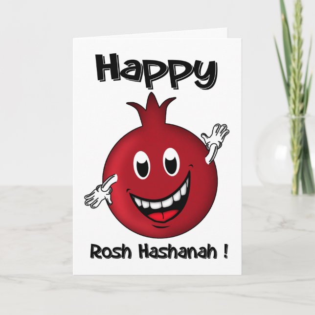 Festiva Rosh Hashanah, feliz Personalizado tarjeta de gran (Anverso)