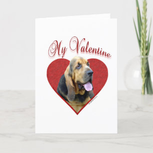 Festiva Sabueso mi tarjeta del día de San Valentín