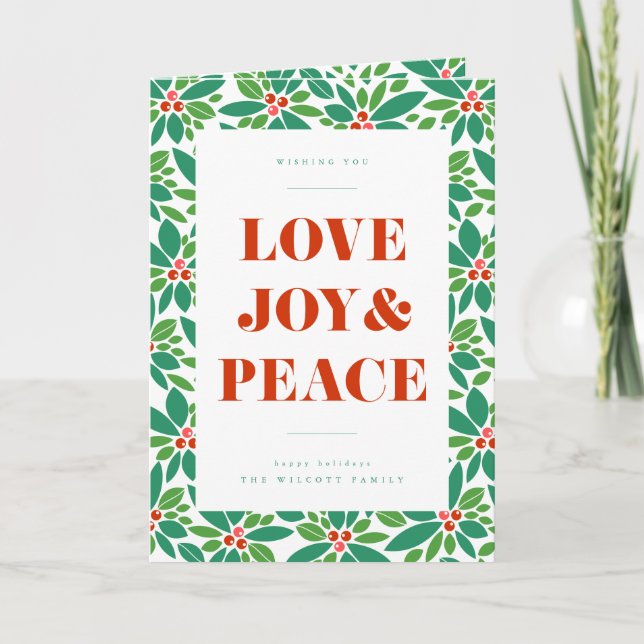 Festiva SALUD DE LA TEMPORADA | Añadir su tarjeta de vacac (Anverso)