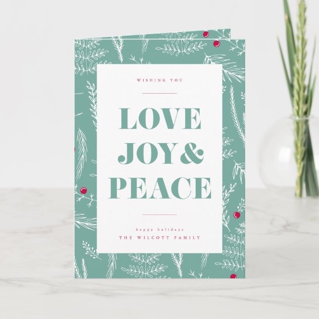 Festiva SALUD DE LA TEMPORADA | Añadir su tarjeta de vacac (Anverso)