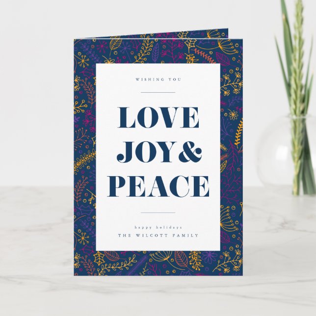 Festiva SALUD DE LA TEMPORADA | Añadir su tarjeta de vacac (Anverso)