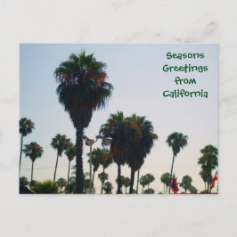 Festiva SALUD DE TEMPORADA DE LA postal CALIFORNIA