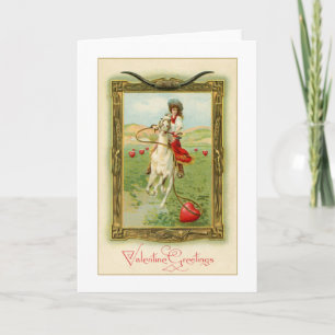 Festiva Saludos 1 de la tarjeta del día de San Valentín