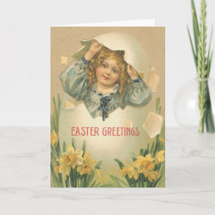 Festiva Saludos de Pascua - Tarjeta