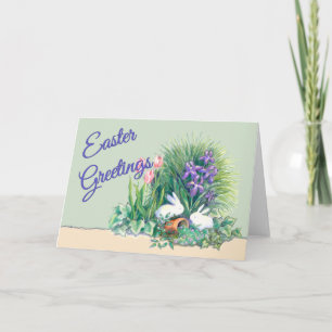Festiva Saludos de Pascua - tarjeta de felicitación