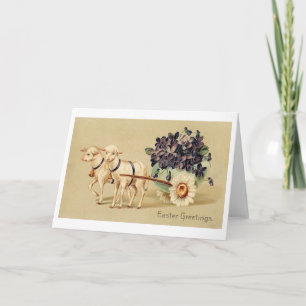 Festiva ¡Saludos de Pascua! Tarjeta de felicitación de Pas