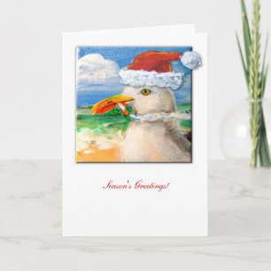 Festiva Sammy, la tarjeta de la gaviota fumadora del Gorra