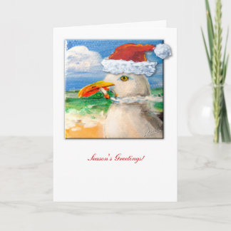 Festiva Sammy, la tarjeta de la gaviota fumadora del Gorra