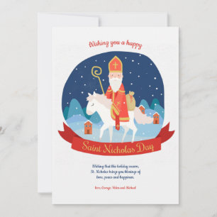 Festiva San Nicolás en una tarjeta de felicitación a cabal