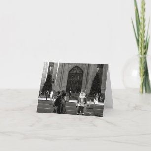 Festiva Santa en la tarjeta de la catedral de St Patrick