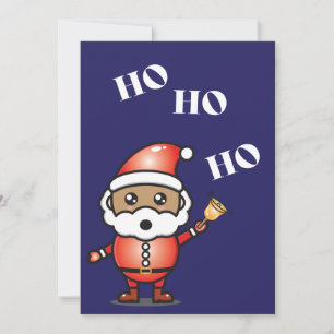 Festiva Santa está aquí tarjeta de navidades