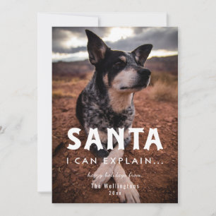 Festiva Santa I puede explicar la tarjeta fotográfica de M