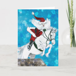 Festiva Santa Ride es una tarjeta de caballo