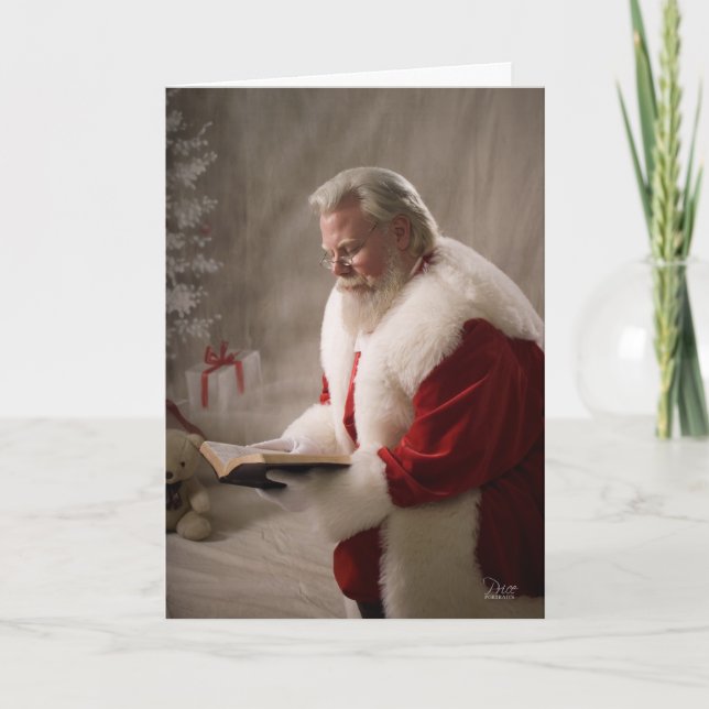 Festiva Santa sabe la tarjeta de la razón (Anverso)