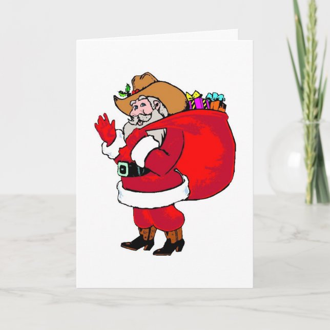 Festiva Santa - tarjeta de felicitación (Anverso)