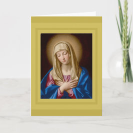 FESTIVA SASSOFERRATO, MADONNA EN TARJETA DE FESTIVIDAD DE 
