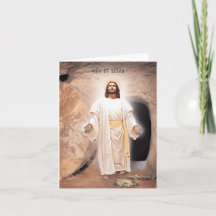 Se ha levantado tarjeta de Pascua