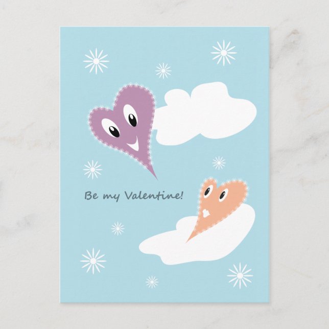 Festiva Sé mi postal de San Valentín (Anverso)