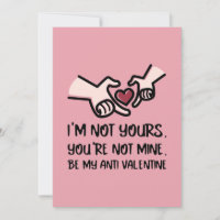 Sé Mi Tarjeta Anti-San Valentín - Corazón