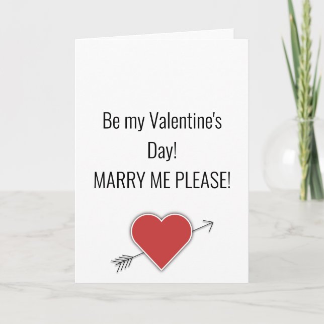 Festiva Sé mi tarjeta de día de San Valentín! (Anverso)