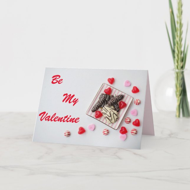Festiva Sé mi tarjeta de saludo de San Valentín (Anverso)